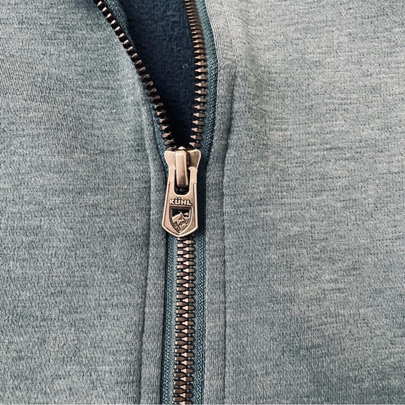 KUHL Womens Jacket Zip Freethinkr Hoodie Stretch Blue Hoodie Outdoor Logo Small - Picture 4 of 9